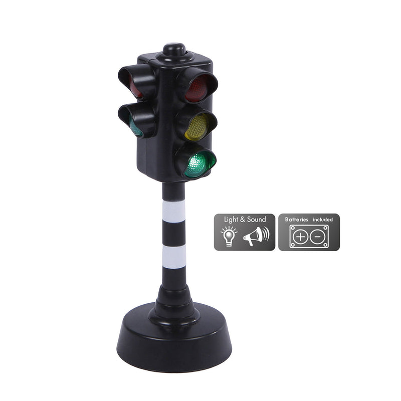 Afbeelding laden in galerijviewer, Kids globe stoplicht met voetgangerslicht en geluid 12cm
