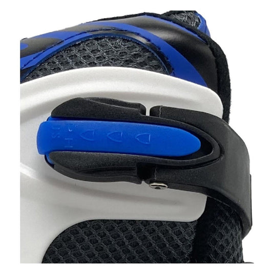 Street rider inline skates semi-softboot blauw zwart maat 29-32