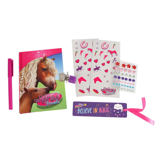 Horse friends mijn geheim dagboek met stickers