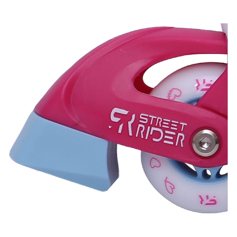 Afbeelding laden in galerijviewer, Street rider inline skeelers roze, maat 26-29
