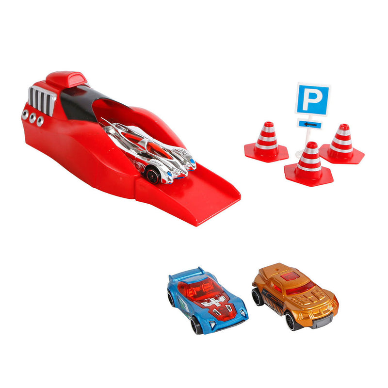Afbeelding laden in galerijviewer, Roadblasters afschiet racebaan met 3 auto's
