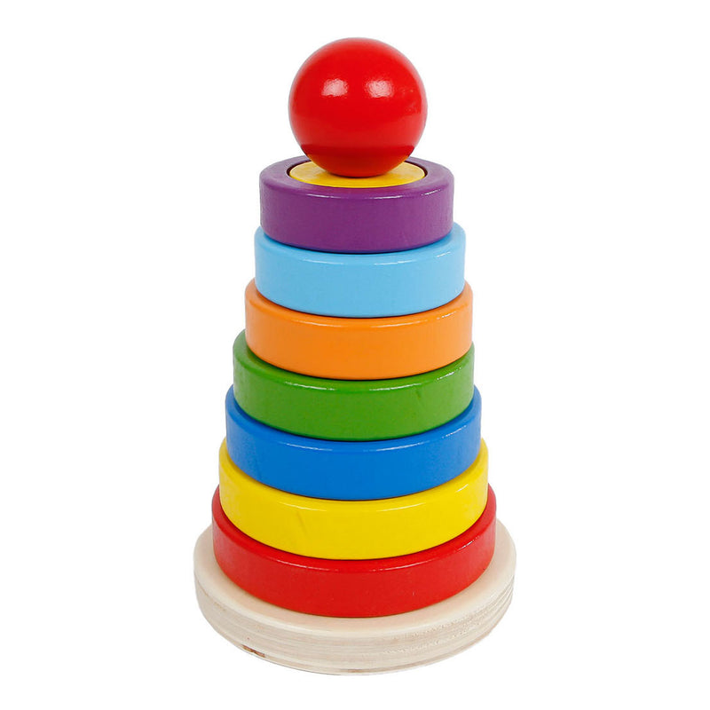 Afbeelding laden in galerijviewer, Houten stapelpiramide fsc, 16dlg.
