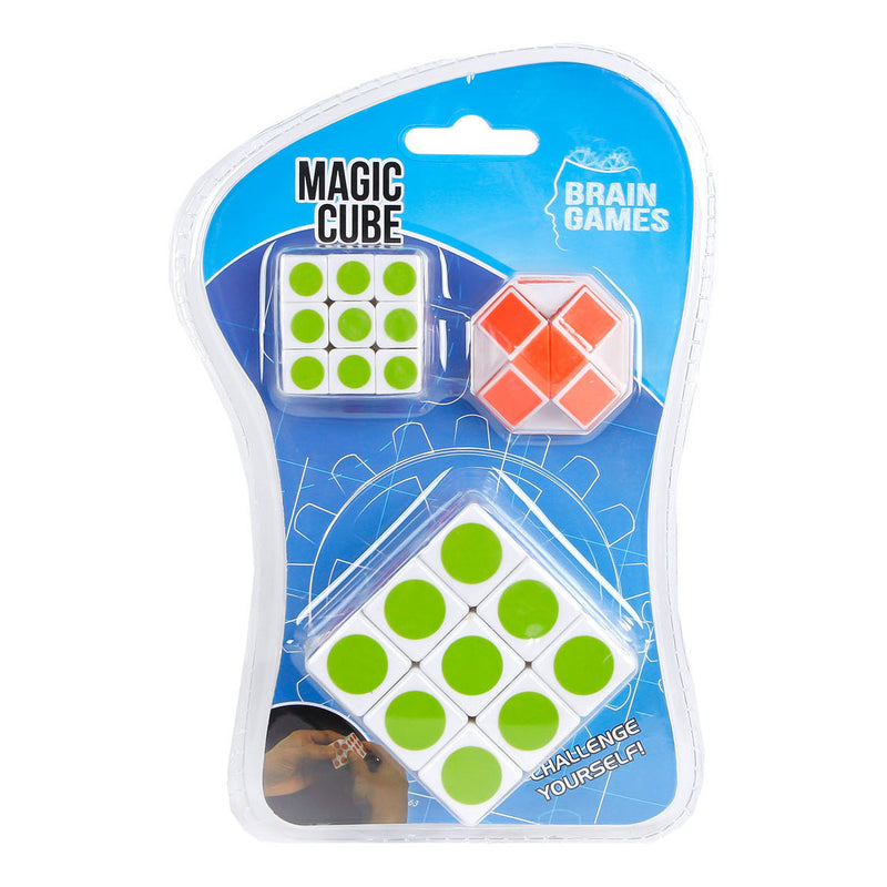 Afbeelding laden in galerijviewer, Van manen puzzelkubus set van 3 - breinbreker speelgoed voor kinderen.
