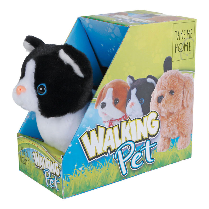 Afbeelding laden in galerijviewer, Take me home interactieve looppoes zwart wit, 15,5cm
