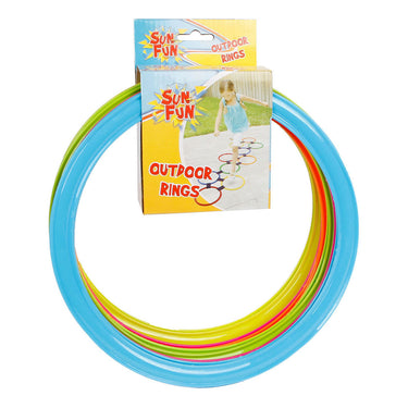 Sun fun sport en spel ringen 27cm, 10st.