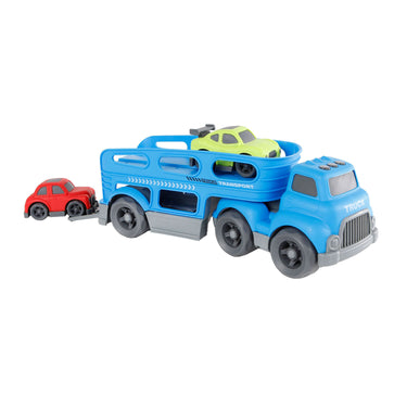 Mini club vrachtwagen met 2 auto's, 30cm