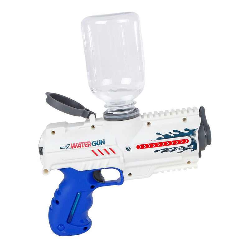 Afbeelding laden in galerijviewer, Sun fun waterpistool elektrisch met fles 18cm wit blauw speelgoed .
