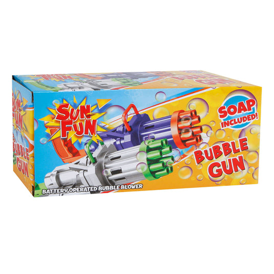 Sun fun super bellenblaaspistool 37cm b o met 50ml bellenblaas