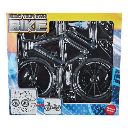 Van manen racefiets bouwpakket die-cast speelgoed fiets 19,5cm multicolor.