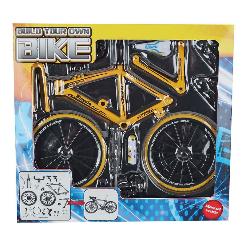 Afbeelding laden in galerijviewer, Van manen racefiets bouwpakket die-cast speelgoed fiets 19,5cm multicolor.
