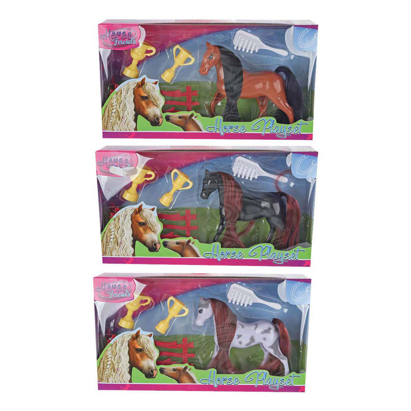 Afbeelding laden in galerijviewer, Horse friends speelfiguur paard met bekers
