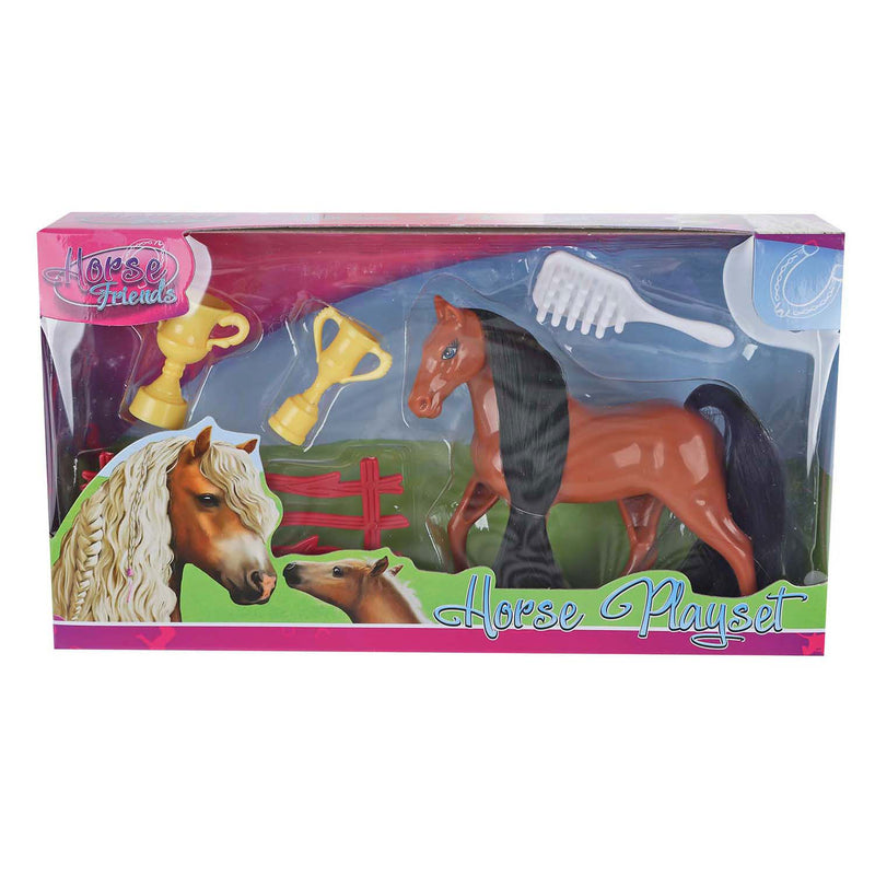 Afbeelding laden in galerijviewer, Horse friends speelfiguur paard met bekers
