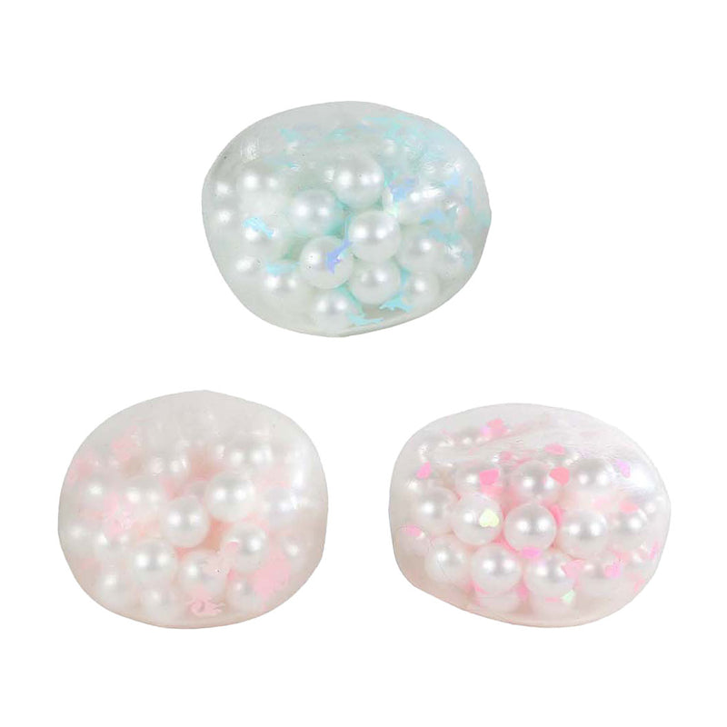 Afbeelding laden in galerijviewer, Glamour antistress knisper kralenbal, 9,5cm
