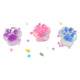 Glamour squishy kattenpootje met glitters 7cm 3 assorti