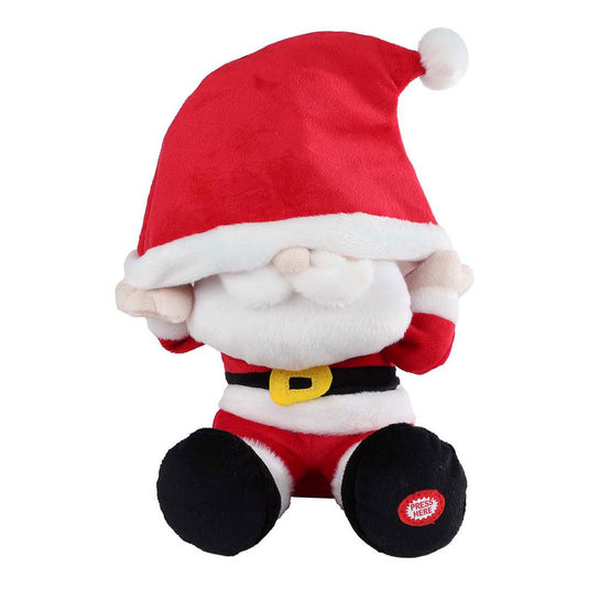 Take me home dansende kerstman met kerstmuts en muziek