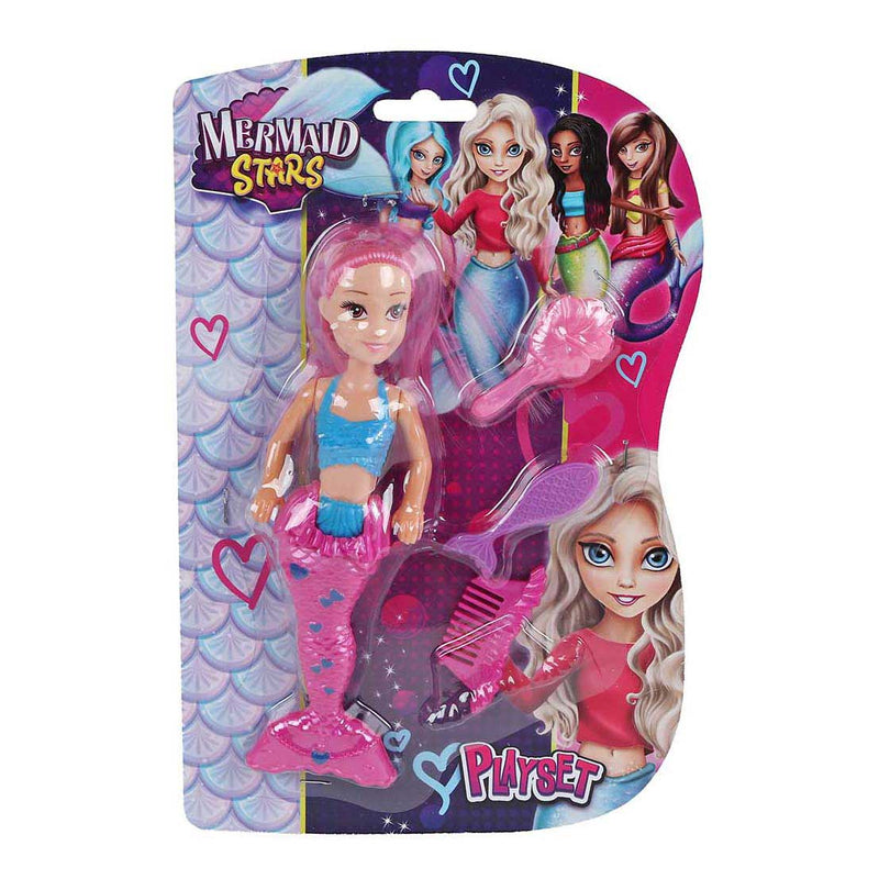 Afbeelding laden in galerijviewer, Mermaid stars mermaid met 3 accessoires 3ass 17cm
