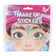 Glamour diamant make-up gezicht plakkertjes