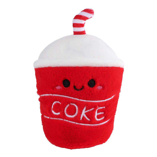 Van manen pluche knuffel drankje fluffy menu - zachte speelgoedknuffel.