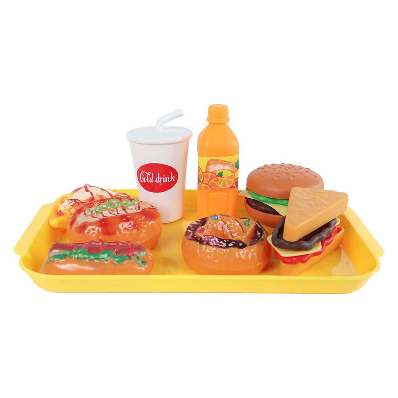 Afbeelding laden in galerijviewer, Speelset fastfood mini menu 8 9 delig 4ass 10x16,5cm
