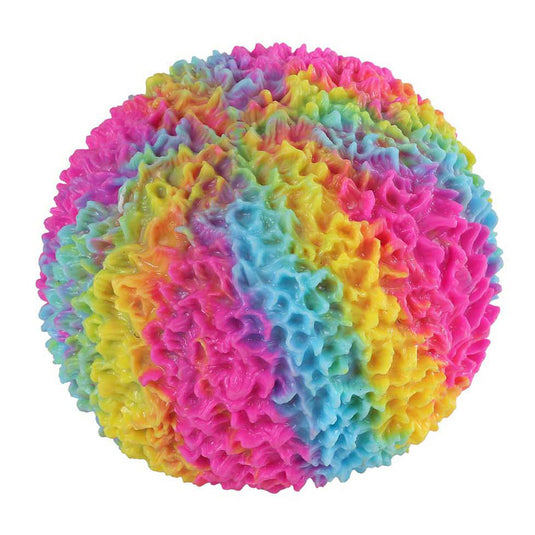Pufferbal funky mania rainbow 18cm 3 assorti