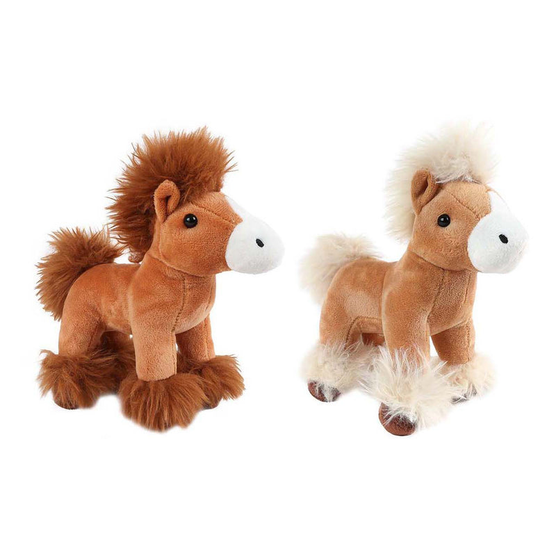 Afbeelding laden in galerijviewer, Take me home paard pluche staand - 20cm
