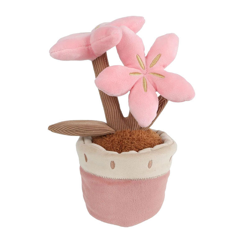 Afbeelding laden in galerijviewer, Take me home pluche plant knuffel met bloemen 24cm speelgoed.
