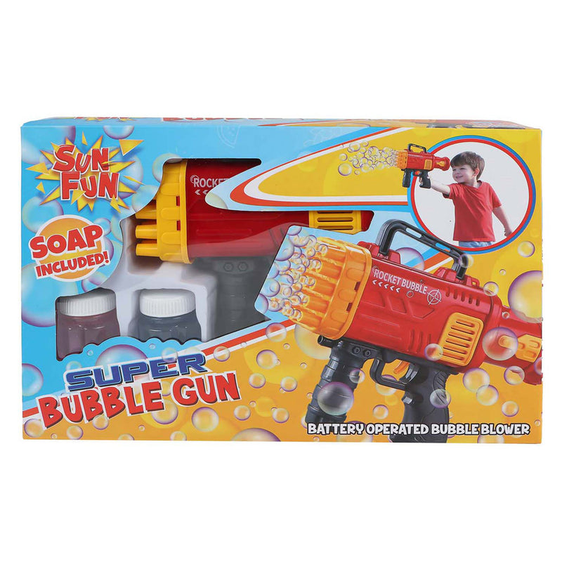 Afbeelding laden in galerijviewer, Sun fun super bellenblaaspistool met 2 potjes van 50ml
