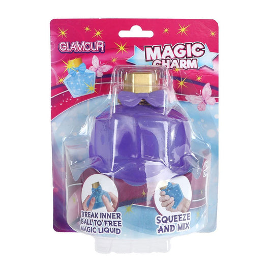 Glamour squeeze parfumflesje met charms