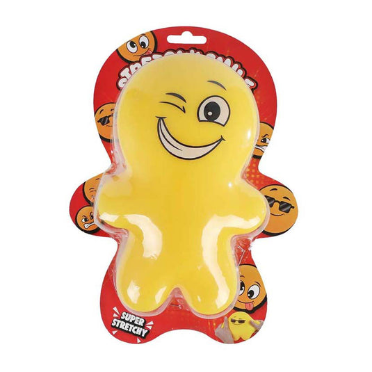 Emoji poppetje squeeze anti-stress 4ass 17cm
