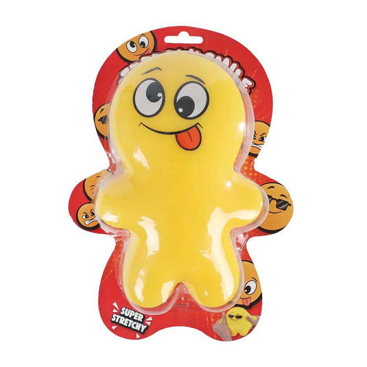 Emoji poppetje squeeze anti-stress 4ass 17cm