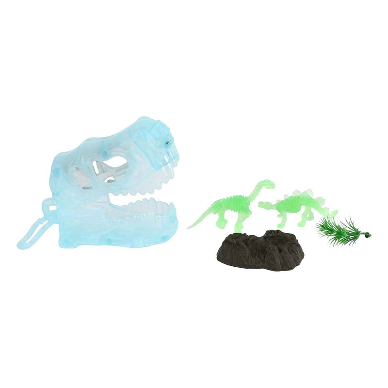 Afbeelding laden in galerijviewer, Dinoworld 3d dinosaurus gitd met sleutelhanger met 2 dino's
