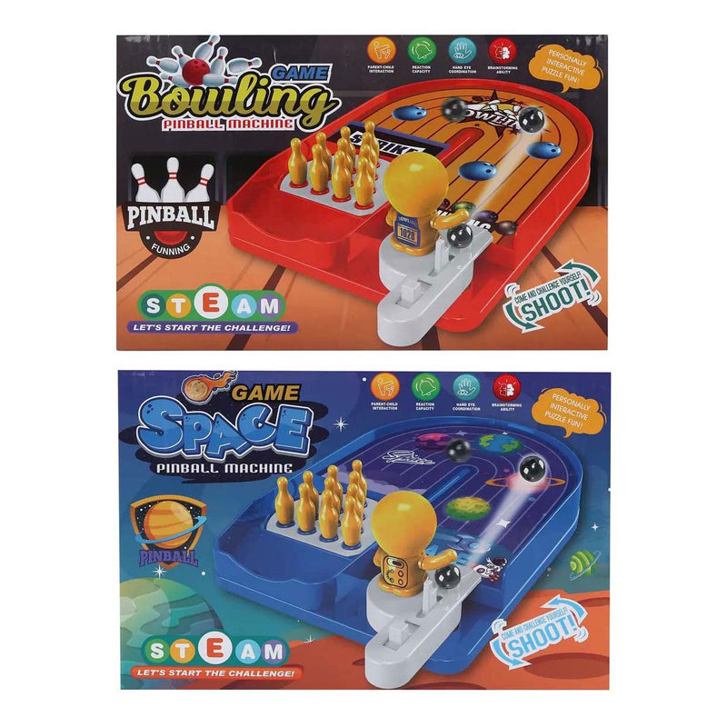 Afbeelding laden in galerijviewer, Pinball bowling game 19x13x3,5cm
