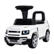 Land rover loopauto wit met geluid - 67 cm