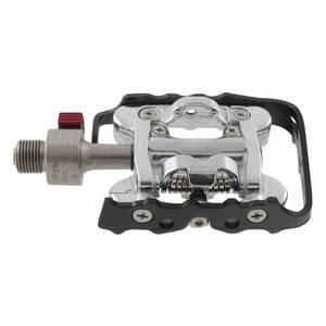 Afbeelding laden in galerijviewer, Messingschlager wellgo combi-pedaal aluminium zilver shimano compatible met qr-systeem
