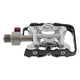 Messingschlager wellgo combi-pedaal aluminium zilver shimano compatible met qr-systeem