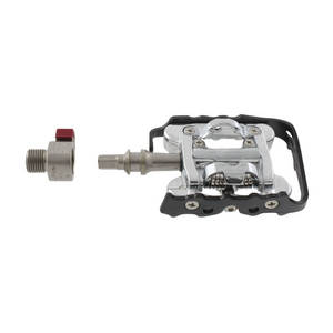 Messingschlager wellgo combi-pedaal aluminium zilver shimano compatible met qr-systeem