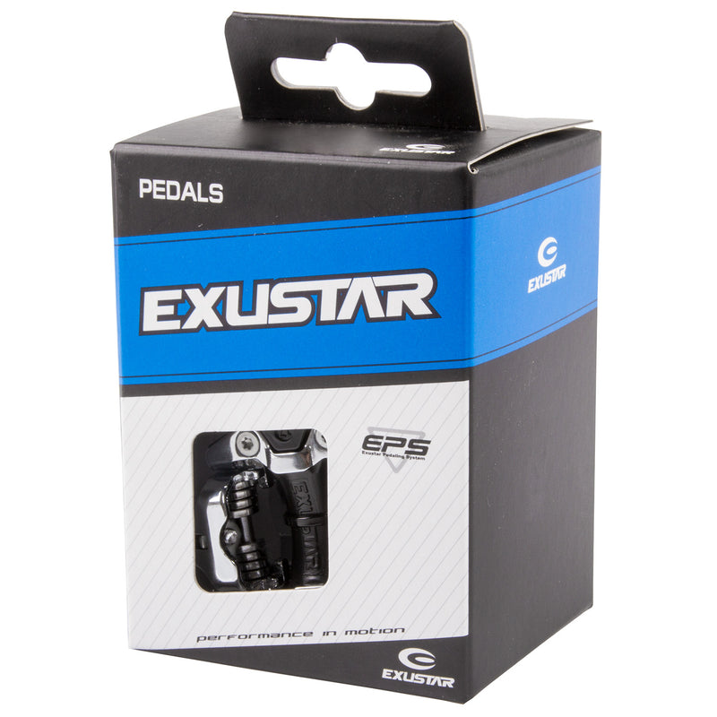 Afbeelding laden in galerijviewer, Pedalen exustar e-pm211 (spd) alu zwart
