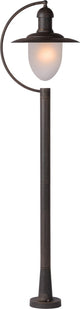 Lucide aruba - lantaarnpaal - ø 25 cm - 1xe27 - ip44 - roest bruin