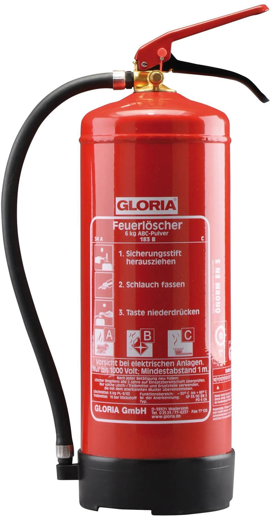 Gloria feuerlöscher pd6ga fire extinguisher w.perma type pd 6 ga