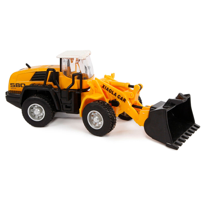 Afbeelding laden in galerijviewer, 2-play shovel pull-back 16 cm geel
