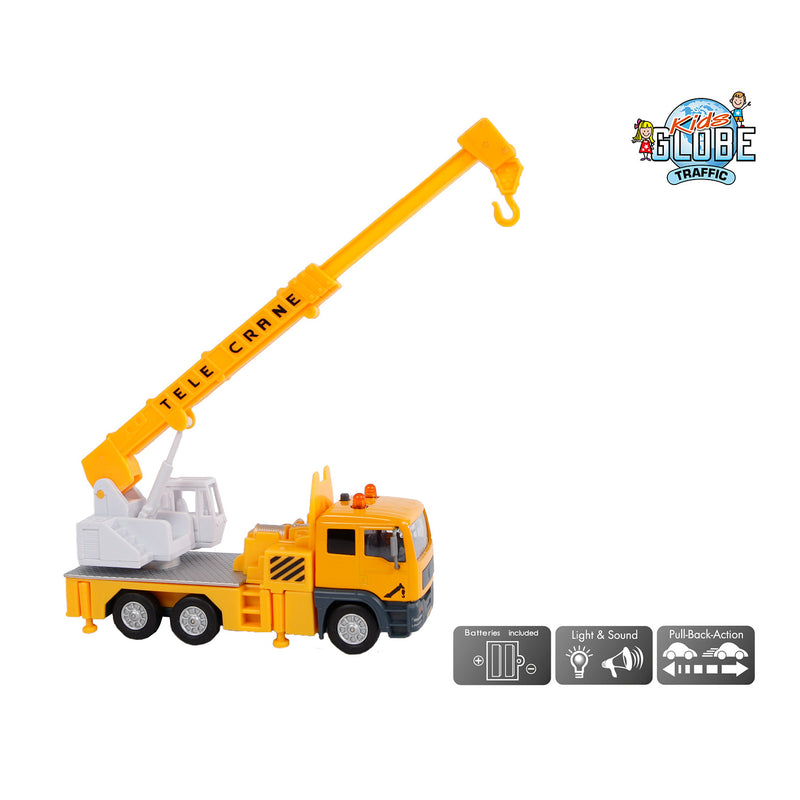Afbeelding laden in galerijviewer, Kids globe hijskraan die cast met licht en geluid 15cm
