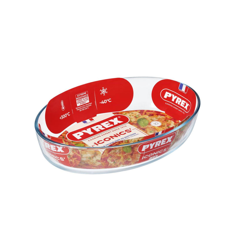Afbeelding laden in galerijviewer, Pyrex essentials ovale ovenschotel 30x21x6cm.
