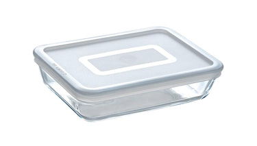 Pyrex cook freeze glazen ovenschaal + deksel 4l transparant