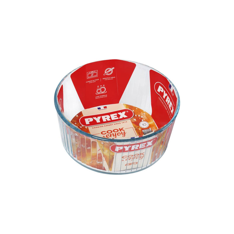 Afbeelding laden in galerijviewer, Pyrex bake enjoy soufflã©schaal glas 21cm
