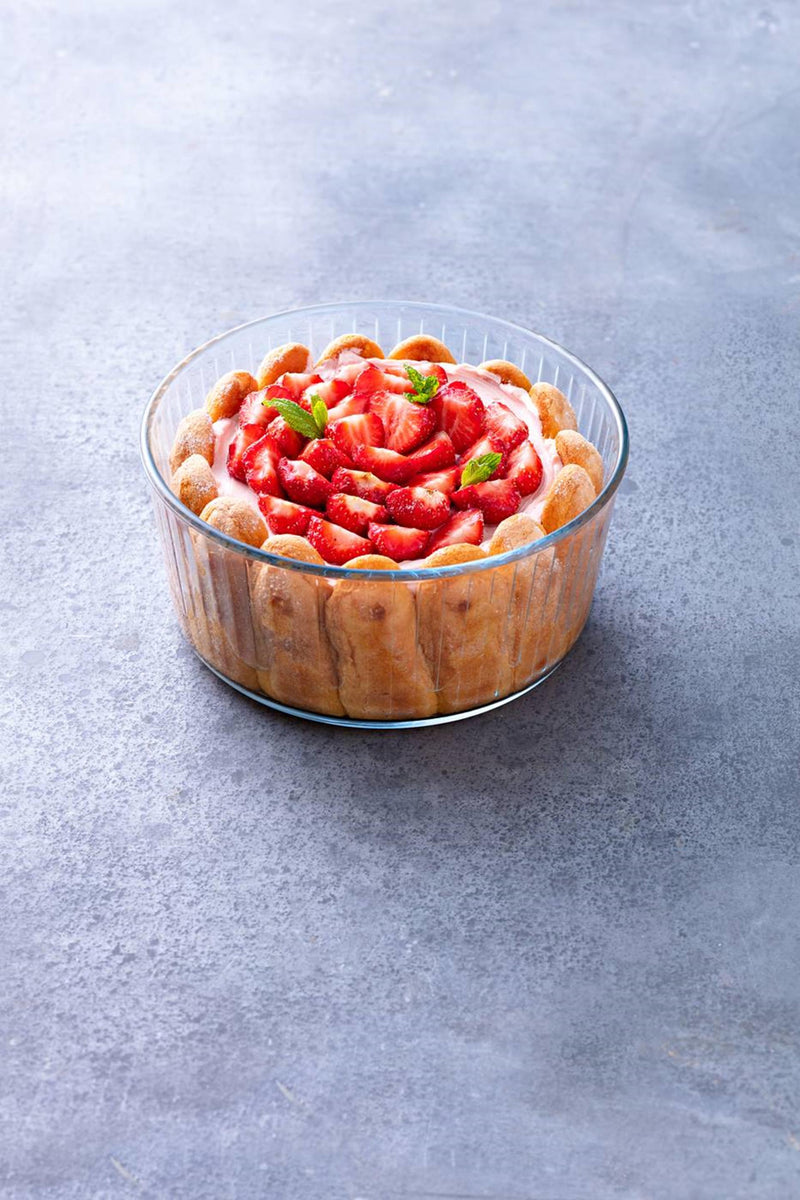 Afbeelding laden in galerijviewer, Pyrex bake enjoy soufflã©schaal glas 21cm
