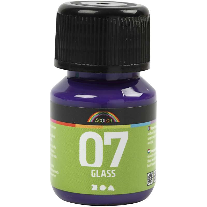 Afbeelding laden in galerijviewer, Https: www.cchobby.nl a-color-glass-rood-paars-30-ml-1-fles
