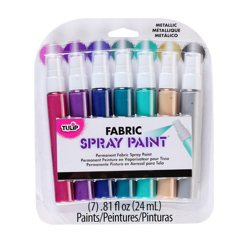 Afbeelding laden in galerijviewer, Tulip • spuitverf textiel 24ml metallic 7st.
