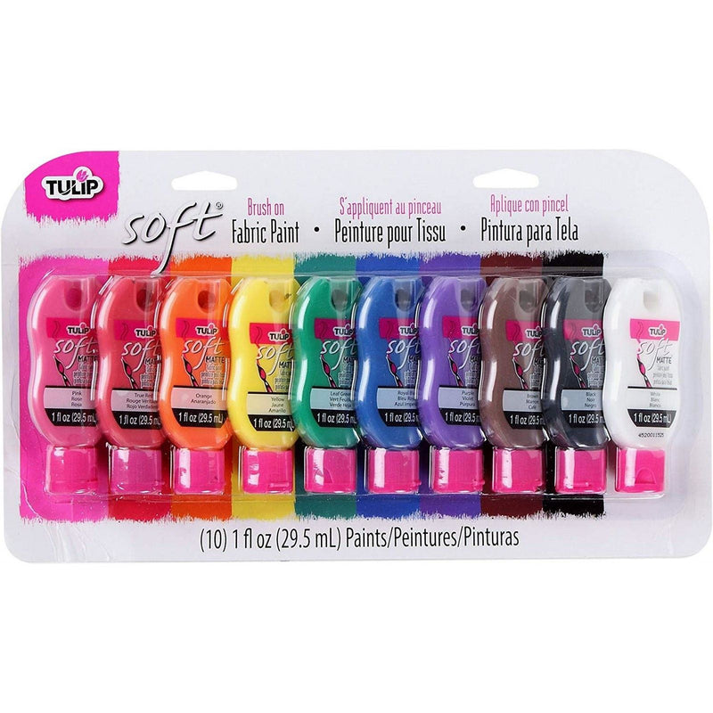 Afbeelding laden in galerijviewer, Tulip • zachte textielverf 29,5ml rainbow 10st.
