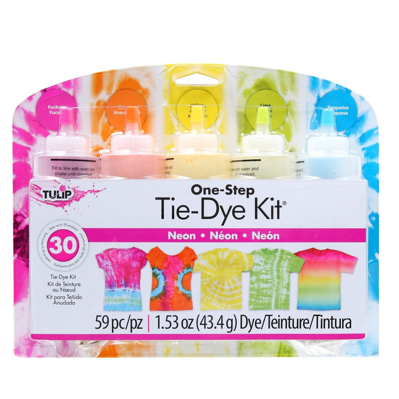 Afbeelding laden in galerijviewer, Tulip one-step tie dye tulip • tie-dye kit 5 kleuren neon
