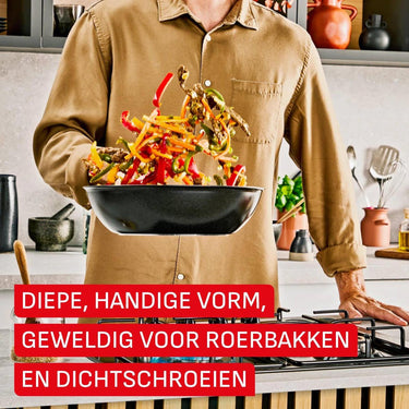 Tefal excellence ceramic wokpan ø28cm